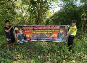 Aipda Saleh Sosialisasikan Pencegahan Karhutla kepada Warga Madang Suku I