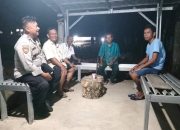 Aiptu Andres Monitoring Ronda Malam, Pastikan Kamtibmas Tetap Kondusif