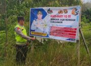 Aipda Saleh Gencarkan Sosialisasi Antisipasi Curanmor, Polsek Madang Suku I Imbau Warga Tingkatkan Kewaspadaan