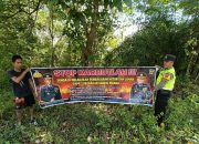 Aipda Saleh Sosialisasikan Cegah Karhutla, Polsek Madang Suku I Ajak Warga Jaga Lingkungan