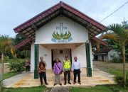 Polsek Madang Suku I Amankan Ibadah Minggu Kasih di Gereja GKSBS Desa Harjomulyo