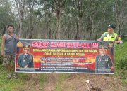 Polsek Madang Suku I Gencarkan Sosialisasi Cegah Karhutla kepada Masyarakat