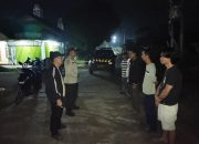 Polsek Madang Suku I Monitoring Ronda Malam Warga Demi Jaga Kamtibmas
