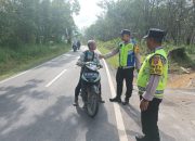 Polsek Madang Suku I Gelar KRYD Patroli dan Razia Siang Demi Jaga Kamtibmas Kondusif