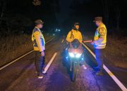 Bripka Bobi Juanda Pimpin KRYD Patroli dan Razia Malam, Jaga Keamanan Madang Suku I