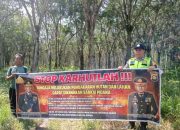 Brigpol Suyudi Edukasi Warga tentang Bahaya Karhutla, Tekankan Cegah Pembakaran Lahan