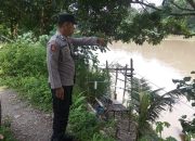 Antisipasi Banjir, Polsek Buay Pemuka Peliung Pantau Debit Air Sungai Komering