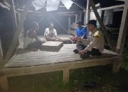 Aiptu Andres Pantau Ronda Malam Warga, Wujudkan Keamanan Lingkungan di Madang Suku I