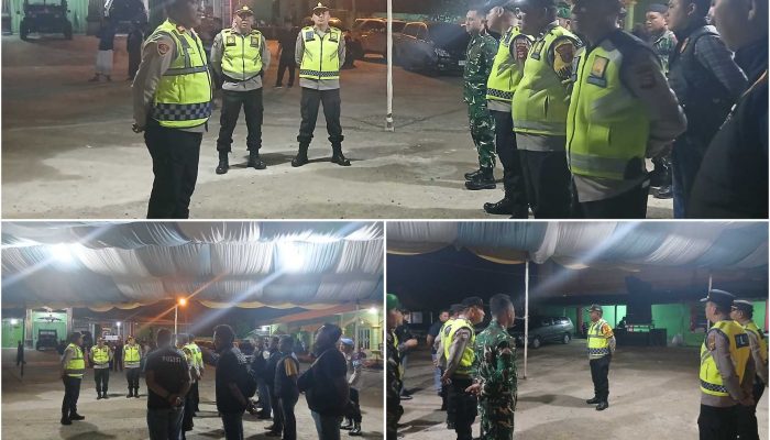 Polsek Madang Suku I Laksanakan Pengamanan Haul Akbar Ponpes Darussalam Tegal Rejo