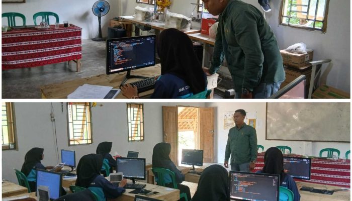 Siswa RPL SMK Cendikia OKU Timur Jalani Ujian Kompetensi Keahlian