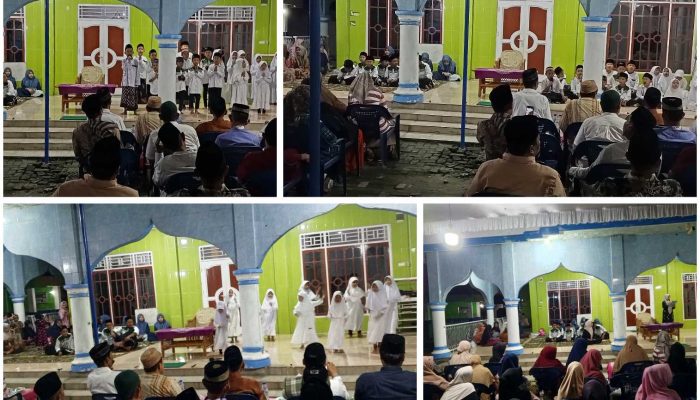 Warga Desa Sukarami Gelar Tasyakuran dan Khataman Al-Qur’an Sambut Ramadhan di Masjid Nurul Huda