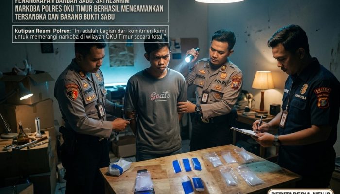 Sabu 54 Gram Digagalkan Beredar, Polisi Ungkap Peran Tersangka di Balik Jaringan Narkotika