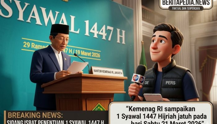 Pemerintah Tetapkan 1 Syawal 1447 H Jatuh pada Sabtu, 21 Maret 2026