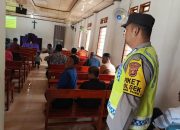 Pengamanan Ibadah Minggu Kasih di Gereja GKSBS Harjo Mulyo Berjalan Aman dan Kondusif