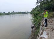 Polsek Madang Suku I Pantau Debit Sungai Komering, Pemukiman Warga Masih Aman dari Banjir