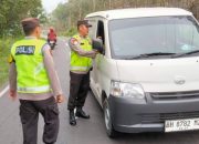 Patroli Siang Ditingkatkan, Polsek Madang Suku I Gelar Razia di Jalur Lintas Kecamatan