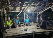 Polsek Madang Suku I Monitoring Ronda Malam Warga di Desa Tanah Merah