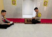 Perkuat Keimanan di Bulan Ramadhan, Personel Polsek Madang Suku I Gelar Khotmil Qur’an dan Doa Bersama