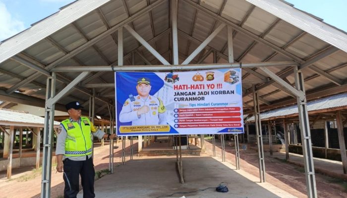 Polsek Madang Suku I Intensifkan Sosialisasi Antisipasi Curanmor kepada Masyarakat