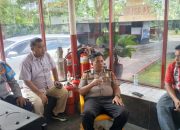 Kapolsek BP Peliung Pimpin Patroli Monitoring di SPBU Tanjung Aman, Tekankan Kepatuhan Aturan Pengisian BBM