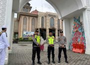 Serentak di Wilayah BP Peliung, Pengamanan Sholat Idul Fitri Berjalan Aman dan Tertib