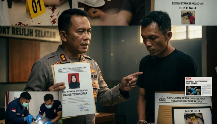 Akhirnya Kepolisian Ungkap Kronologis Lengkap Dan Indentitas Pelaku P3mbunuh4n Staf Bawaslu OKU Selatan, Begini Alurnya