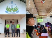 Polsek Madang Suku I Amankan Ibadah Minggu Kasih di Gereja GKSBS Harjomulyo