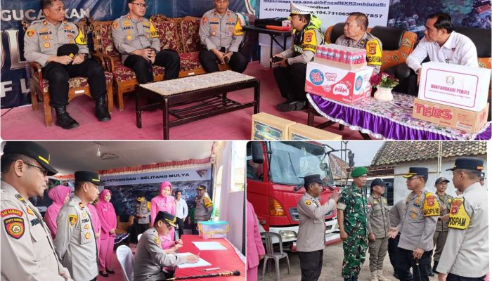 Kapolres OKU Timur Tinjau Pos Pelayanan Ops Ketupat Musi 2026 di Petanggan, Pastikan Kesiapan Personel