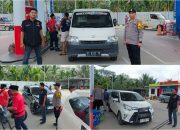 Stok BBM Dipastikan Aman, Polsek Madang Suku I Sidak SPBU Tebing Sari