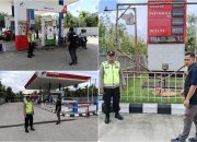 Polisi Pantau SPBU Tebing Sari, Pastikan Ketersediaan BBM Tetap Aman Jelang Lebaran