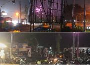 Hujan Tak Halangi Antusiasme Warga, Takbir Keliling di Tugu KTM Gumawang Tetap Berlangsung