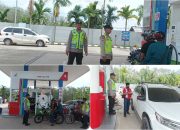Polisi Cek Ketersediaan BBM di SPBU Tebing Sari, Pastikan Pasokan Pertalite Aman