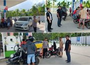 Pantau Ketersediaan BBM Diwaktu Lebaran, Polsek Madang Suku I Pastikan Stok Masih Tersedia