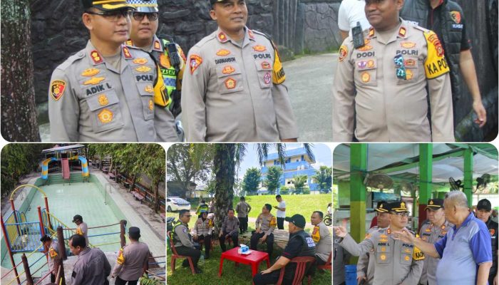 Kapolres OKU Timur Tinjau Pengamanan Destinasi Wisata, Pastikan Libur Lebaran Aman dan Kondusif