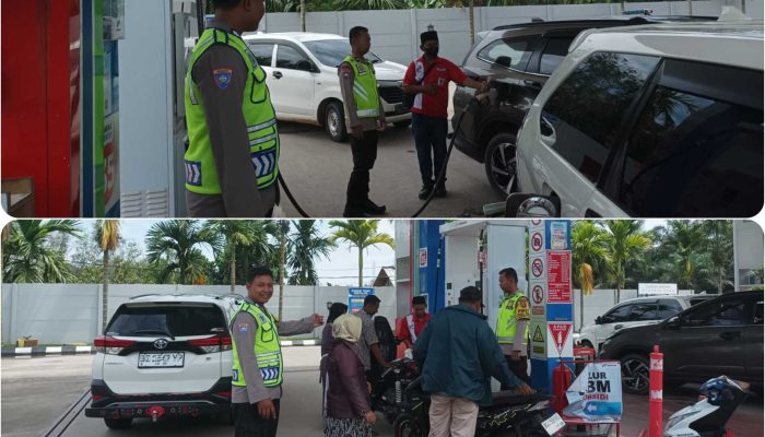 Polsek Madang Suku I Monitoring SPBU Tebing Sari, Pastikan Stok BBM Aman Jelang Aktivitas Masyarakat