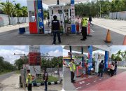 Monitoring SPBU Tebing Sari, Polsek Madang Suku I Pastikan Stok BBM Tersedia