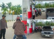 Polsek Madang Suku I Monitoring SPBU Tebing Sari, Pastikan Ketersediaan BBM Aman
