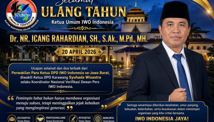 Ketua DPW Sumsel Puji Kepemimpinan Visioner Dr. Icang Rahardian di Hari Ulang Tahun Kelahiran