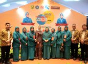 Ketua TP PKK OKU Timur Hadiri Rakon PKK dan Rakerda Dekranasda Sumsel 2026 di Palembang