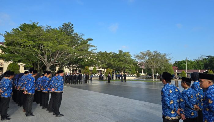 Sekda OKU Timur Pimpin Apel Hari Otonomi Daerah 2026, Tekankan Sinergi dan Peningkatan Kinerja ASN