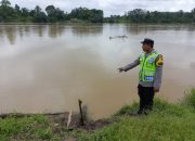 Polsek Madang Suku I Pantau Debit Sungai Komering, Wilayah Bantaran Masih Aman dari Banjir
