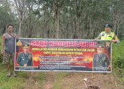 Cegah Karhutla, Brigpol Suyudi Gencarkan Sosialisasi ke Warga Madang Suku I