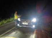 Aipda Saleh Pimpin Patroli KRYD Malam, Ciptakan Situasi Aman di Wilayah Madang Suku I