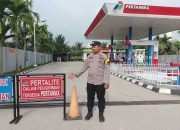 Polisi Monitoring SPBU Tebing Sari: Cek Ketersediaan BBM, Pertalite Kosong