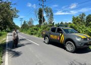 Polsek BP Peliung Intensifkan Patroli 3C di Jalur Irigasi Komering, Tingkatkan Keamanan Warga