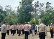 Kapolsek Madang Suku I Tekankan Disiplin dan Mitigasi Karhutla dalam Apel Pagi Personel