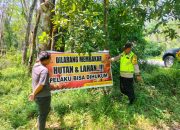 Cegah Karhutla, Polsek Madang Suku I Gencarkan Sosialisasi kepada Warga