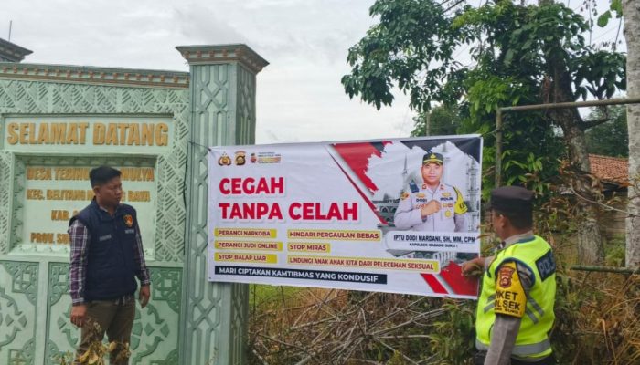 Tekan Angka Kriminalitas, Polsek Madang Suku I Sosialisasikan “Cegah Tanpa Celah” ke Warga