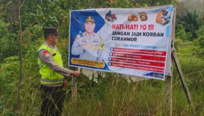 Polsek Madang Suku I Tingkatkan Kewaspadaan Warga Lewat Sosialisasi Antisipasi Curanmor