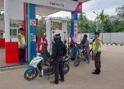 Polsek Madang Suku I Pastikan Ketersediaan BBM, Pertalite di SPBU Tebing Sari Terpantau Aman